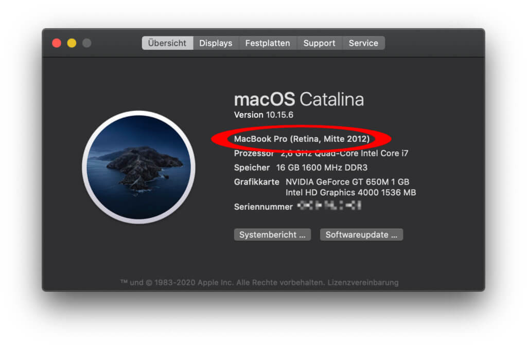 Welches Apple Mac Modell habe ich? In "Über diesen Mac" findet ihr es heraus ;)