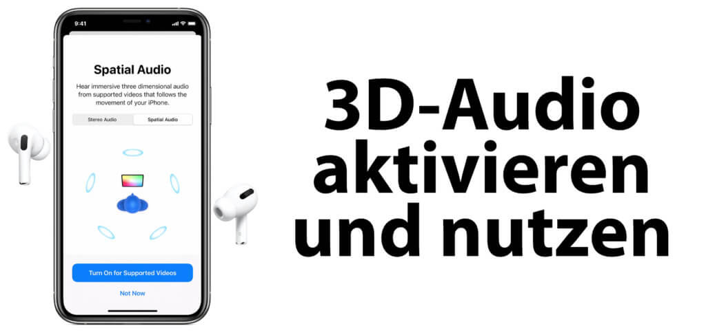 3D-Audio aktivieren und nutzen: So geht's! Hier findet ihr die Anleitung zum Aktiveren von Spatial Audio am iPhone und iPad sowie kostenlose Quellen für Filme und Serien (inkl. Netflix und tv+).