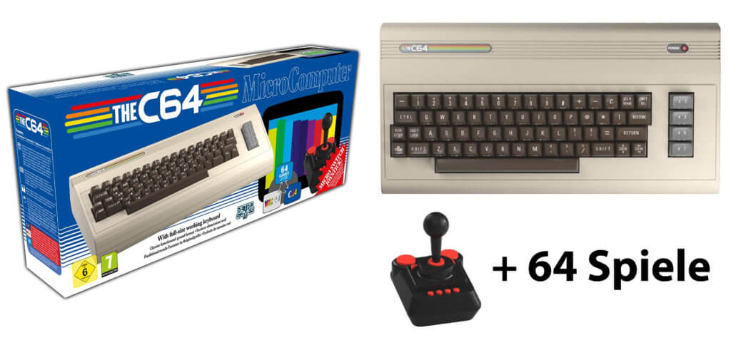 C64 Maxi und C64 Mini: die zwei Retro-Computer mit 64 vorinstallierten Spielen bieten Commodore 46 und VIC 20 Systeme sowie vieles mehr. Tipps und Tricks findet ihr im Buch von Andreas Zintzsch.