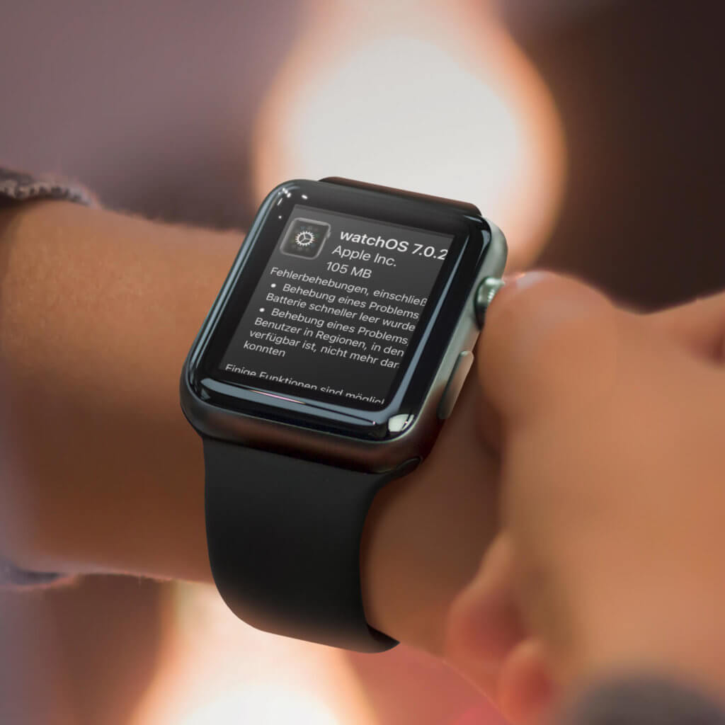 Apple Watch Update auf watchOS 7.0.2