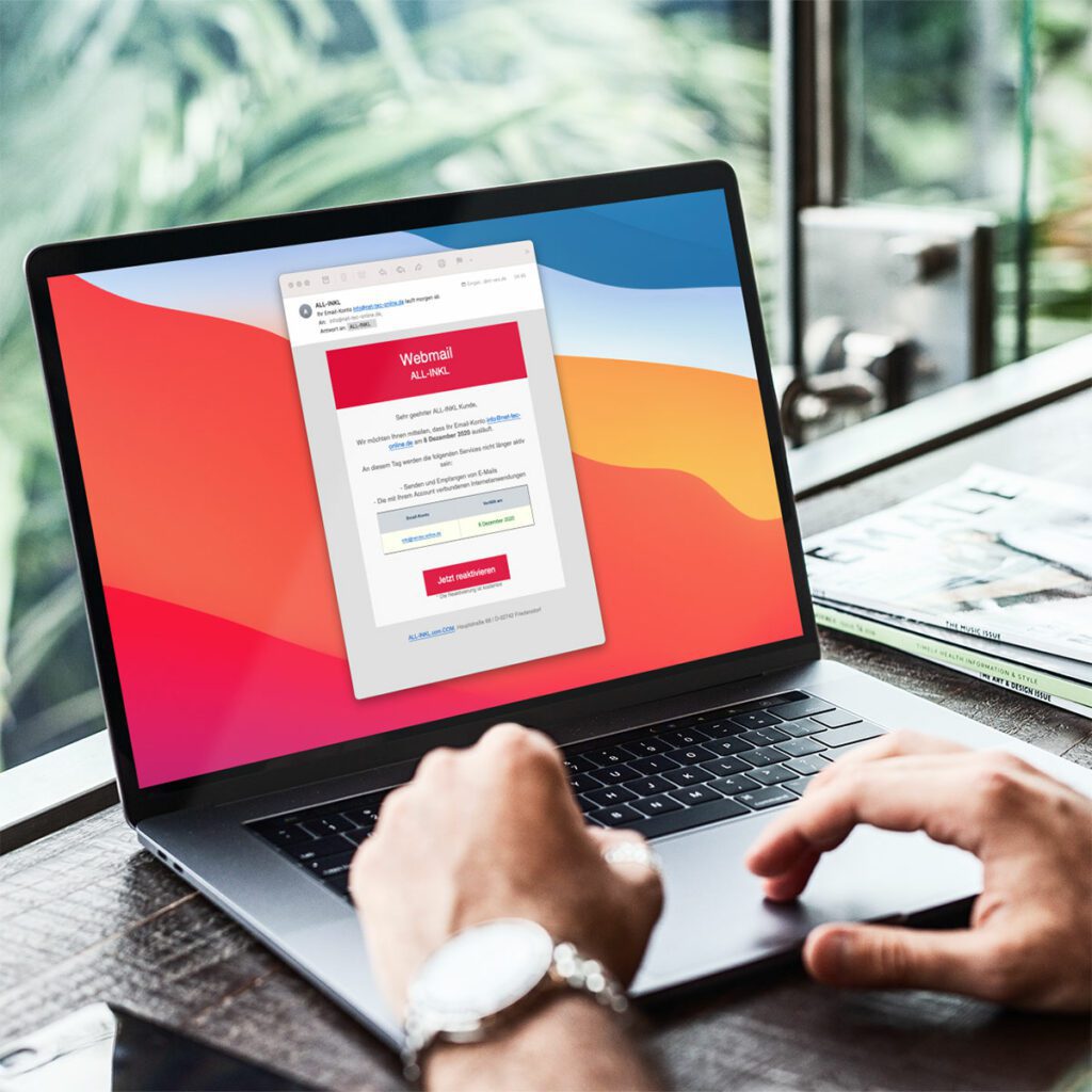 Warnung vor All-Inkl-Phishing-Mail