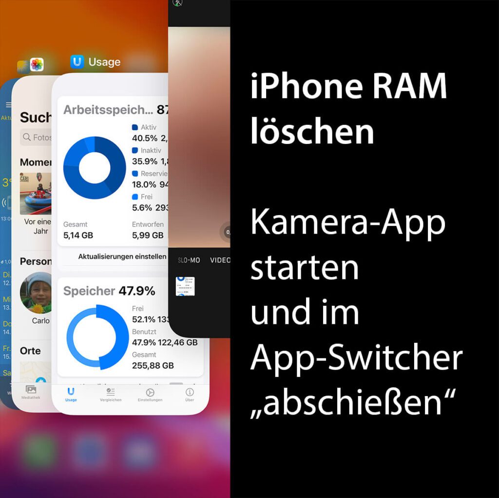 Mit dieser Anleitung kann man den Arbeitsspeicher im iPhone innerhalb kürzester Zeit löschen.