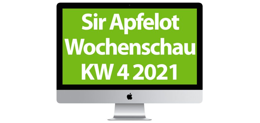 Günstige Filme bei Amazon Prime Video, SpaceX Starlink in Deutschland, neue Apple-Meldungen, Details zu iOS 14.4, Reddit und die GameStop-Aktie, sowie weitere News gibt's in der Sir Apfelot Wochenschau zur Kalenderwoche 4 in 2021.