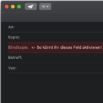 Blindkopie in Apple Mail am Mac nutzen: So geht’s!