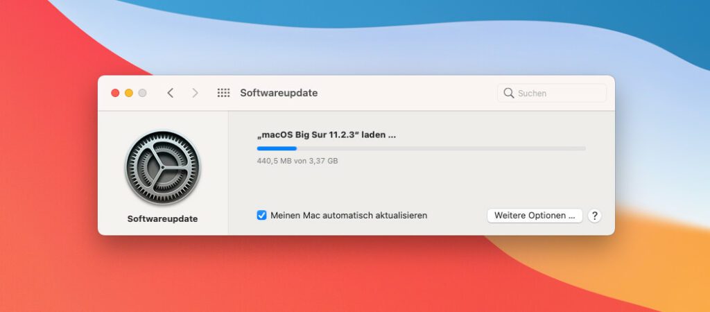 Mit über 3 GB Größe und einer Installationsdauer von ca. 45 Minuten ist das Sicherheitsupdate nicht mal schnell nebenbei erledigt.