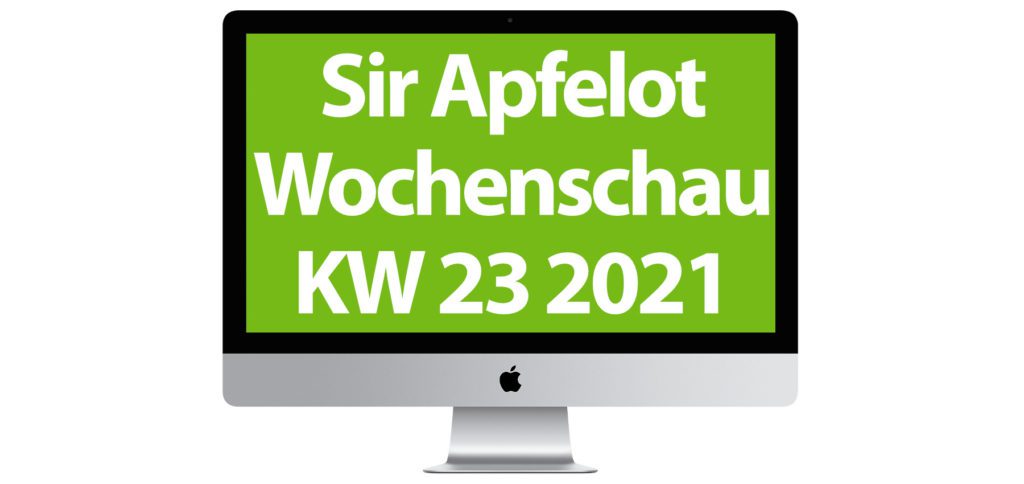 In der Sir Apfelot Wochenschau zur Kalenderwoche 23 in 2021 mit dabei: Update für Corona-Warn-App, Reparaturbonus statt Abwrackprämie, neue Prognose zum ersten Apple AR-Headset, App-Icons unter iOS 15 mehrfach platzieren, und mehr.