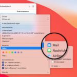 Apple Mail nicht mehr im Teilen-Menü