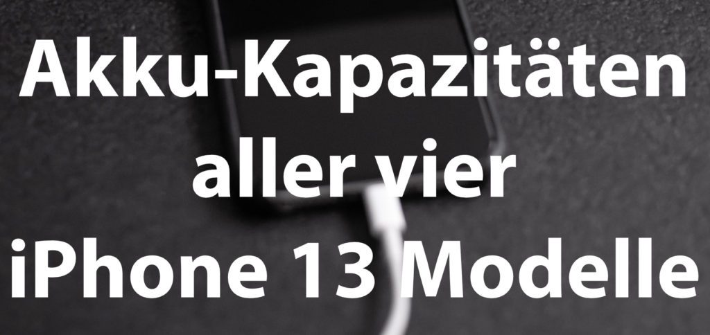 Hier findet ihr die Apple iPhone 13 Akku-Kapazität in mAh und Wh – und zwar für alle Modelle vom mini bis zum Pro Max. Außerdem gibt's einen übersichtlichen Vergleich mit den Akkus aus der iPhone 12 Reihe.