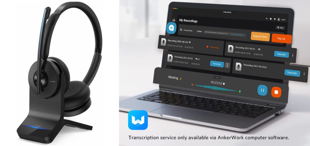 Die Bluetooth-Headsets PowerConf H500 und PowerConf H700 von Anker bieten eine 2-in-1-Lösung für Meetings und freihändige Telefonate. Zudem bringt die AnkerWork App für den Computer Möglichkeiten für Aufzeichnung und Transkription mit. Hier gilt es aber ein paar Dinge zu beachten, wie wir in diesem Beitrag darlegen.