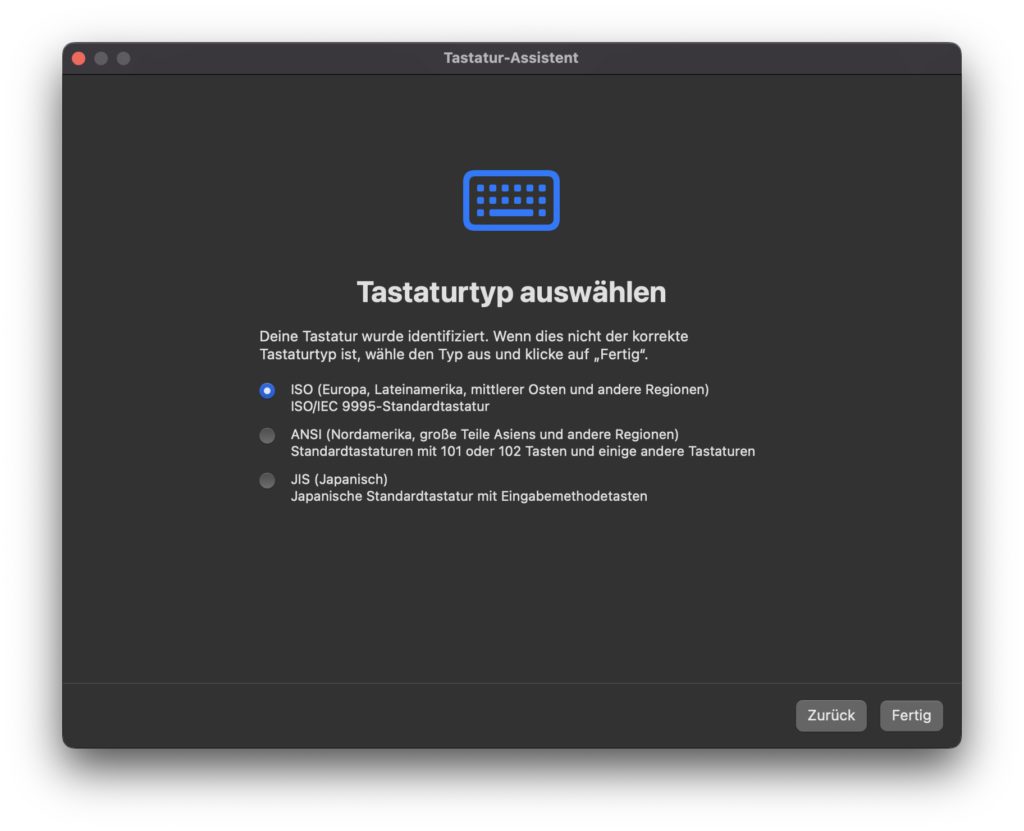 Hier könnt ihr die Identifizierung abschließen. Hinweis: Alle Screenshots wurden unter macOS 12 Monterey erstellt. In anderen kann das Vorgehen anders sein (sollte aber eher nicht).