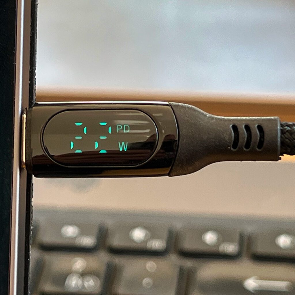 USB-C-Ladekabel mit LED-Anzeige