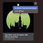 Mail unter macOS Ventura: Textlink statt Link-Vorschau in neuer E-Mail nutzen