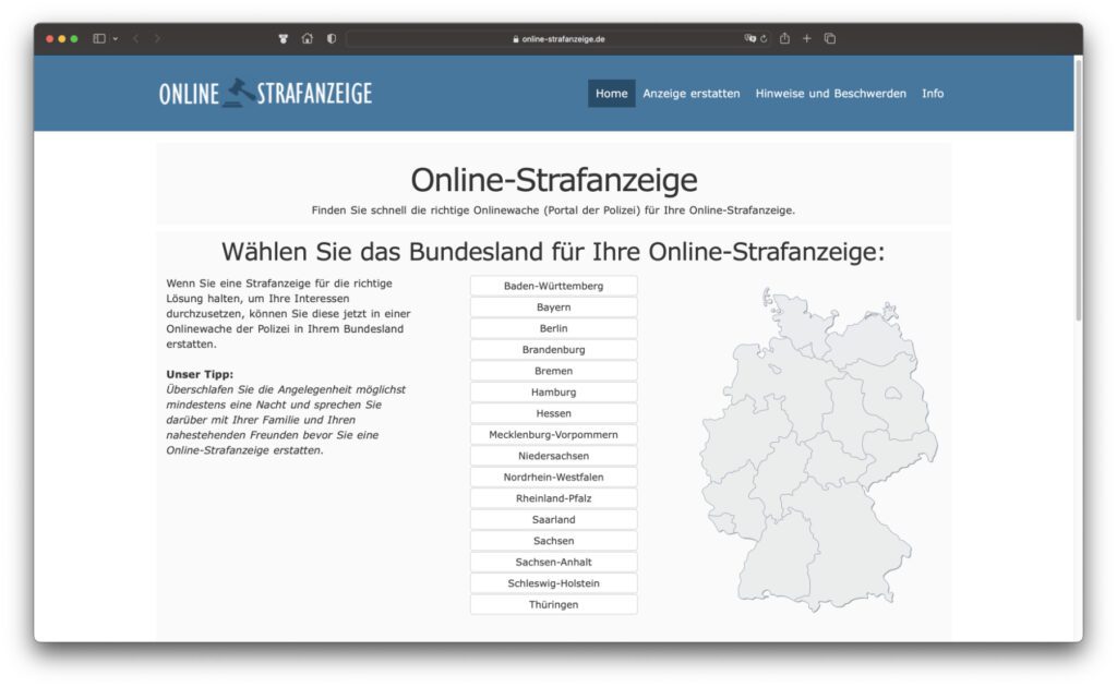 Seid ihr euch sicher, dass es sich um eine Scam-Webseite bzw. um einen Fakeshop handelt – oder seid ihr sogar Geschädigte der damit verfolgten Machenschaften – dann könnt ihr online eine Anzeige stellen.