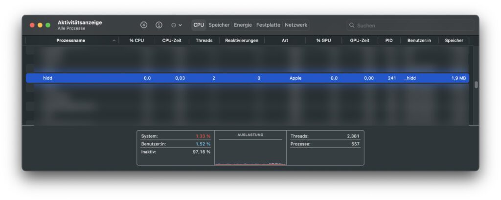 Was ist hidd? Handelt es sich um einen gewollten oder ungewollten Prozess? Was tun, wenn hidd eine hohe CPU-Last verursacht? Antworten auf diese und weitere Fragen bekommt ihr hier.