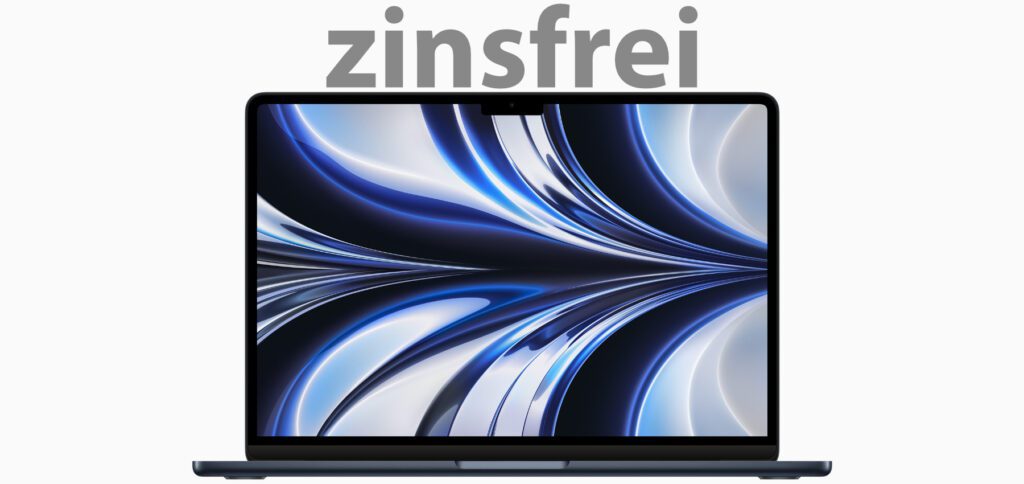 Bei Amazon bekommt ihr einige Modelle des Apple MacBook Air für die Finanzierung ohne Zinsen angeboten. Unter welchen Voraussetzungen ihr die Ratenzahlung angeboten bekommt, das erfahrt ihr hier.