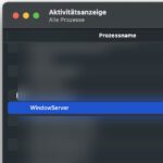 Was ist WindowServer und warum läuft dieser Prozess auf meinem Mac?