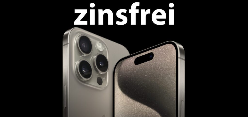 Bei Amazon könnt ihr das neue Apple iPhone 15 Pro Max finanzieren. Der bequeme Ratenkauf ohne Zinsen und Schufa-Eintrag wird über fünf Monate hinweg realisiert. Hier findet ihr die Details dazu.