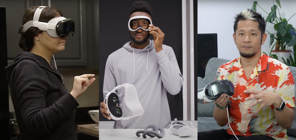 Vom Wall Street Journal bis zu Technik-YouTuber/innen gibt es ab sofort verschiedene Möglichkeiten, die Apple Vision Pro durch Test- und Erfahrungsberichte kennenzulernen. Hier findet ihr eine Auswahl an Reviews mit Unboxing, Tests und Bewertungen. Bilder: YouTube Screenshots