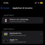 „AppleCare & Garantie“ – Neuer Menüpunkt ab iOS 17.3 und macOS 14.3