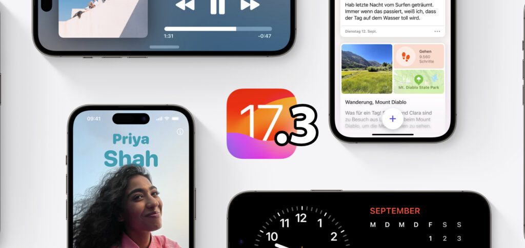 Was bringt das Update auf iOS 17.3 für das Apple iPhone? Hier findet ihr die Liste der neuen Inhalte, Sicherheitsfunktionen und Nutzungsmöglichkeiten. Zudem gibt es Informationen zur Kompatibilität.