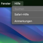 Hilfe-Menü am Apple Mac: Tipps für den praktischen Einsatz