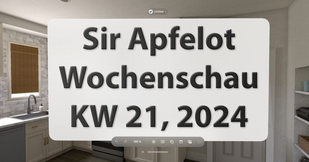 In der Sir Apfelot Wochenschau für die Kalenderwoche 21 des Jahres 2024 gibt's u. a. diese Meldungen: OpenAI sichert sich weitere Publikationen fürs GPT-Training, Humane soll verkauft werden, Systemeinstellungen sollen ab macOS 15 neu sortiert werden, und mehr!