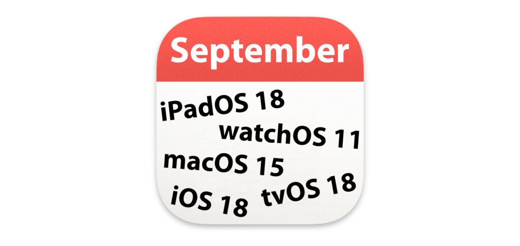 Nicht nur neue Geräte wurden von Apple vorgestellt, auch gibt es jetzt ein Release-Datum für die neuen Betriebssysteme. Es handelt sich um den 16. September 2024.