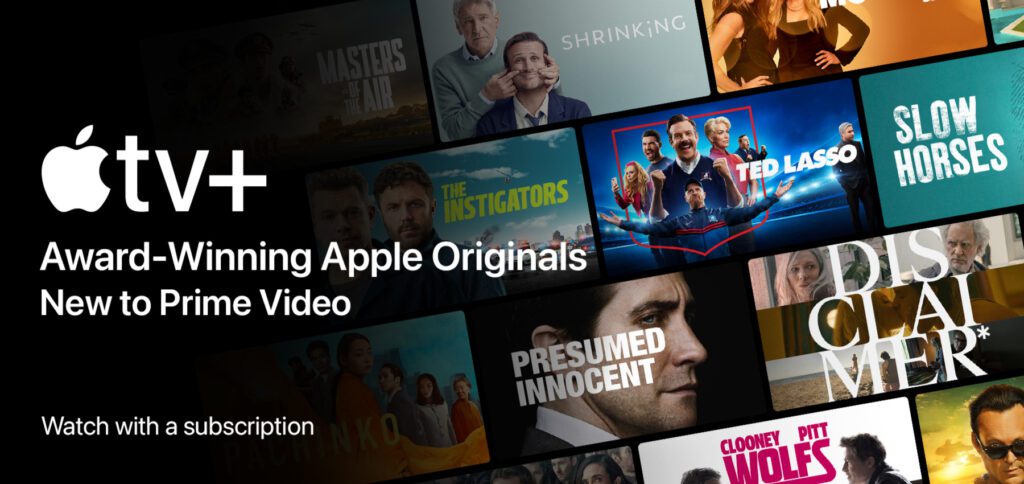 In den USA wird Apple TV+ bald als Add-On-Channel bei Prime Video verfügbar sein. Quelle: Amazon