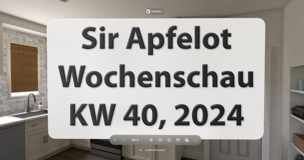 In der Sir Apfelot für die Kalenderwoche 40 des Jahres 2024 gibt es u. a. diese Meldungen: Gerüchte zum iPhone SE 4, mögliche Einschränkungen des iPhone 17 Air, KI-Personenerkennung in Verbindung mit Kamerabrille, und mehr!