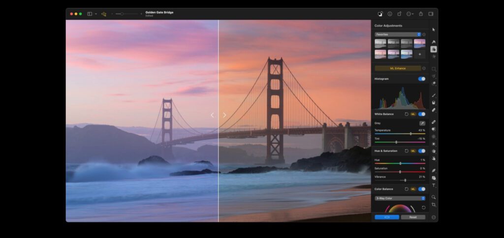 Mit Pixelmator Pro können am Apple Mac umfangreiche Anpassungen an Fotos und anderen Grafiken vorgenommen werden. Zudem lassen sich digitale Grafiken, Illustrationen und mehr erschaffen.