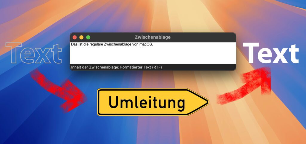 Am Apple Mac kann man eine gesonderte Text-Zwischenablage nutzen, um die reguläre Zwischenablage nicht zu überschreiben. Hier gibt es die Anleitung dafür.