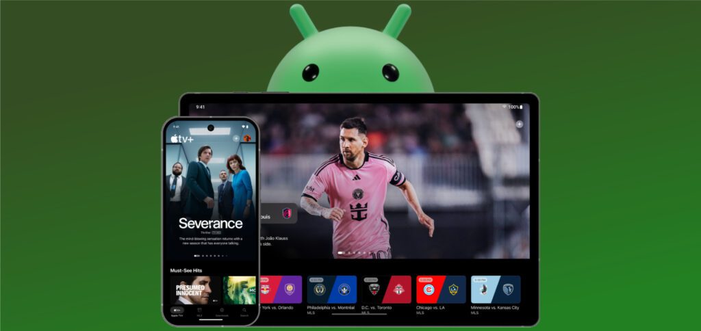 Die Apple TV App gibt es nun auch für Smartphones und Tablets mit Android-Betriebssystem. So sollen noch mehr Leute in den Genuss von Apple TV+ und dem MSL Season Pass kommen.