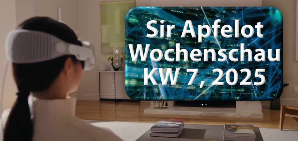 In der Sir Apfelot Wochenschau für die Kalenderwoche 7 des Jahres 2025 sind u. a. diese Meldungen mit dabei: Nokia vs. Prime Video, Amazon unterbindet USB-Übertragung von Kindle-eBooks, QR-Code-Betrug an Parkscheinautomaten, und mehr!