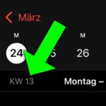 Kalender App: Kalenderwoche anzeigen an iPhone, iPad und Mac