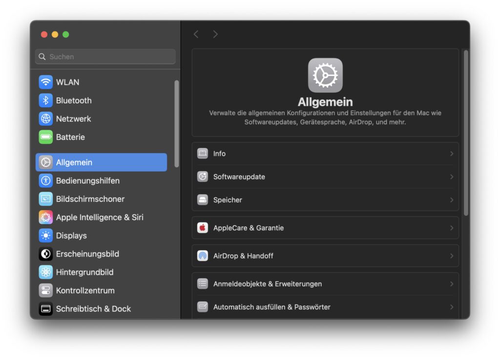 Im Vergleich zum alten Design der macOS-Systemeinstellungen gibt es diese neue Form noch nicht lange. Wir haben uns trotzdem dran gewöhnt.