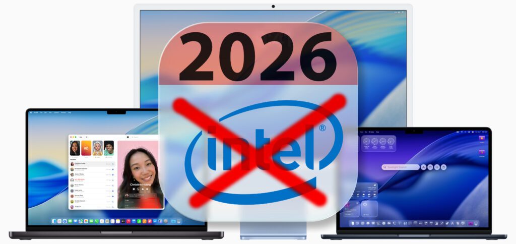 Apple lässt in 2026 die Intel-Macs hinter sich. Ab macOS 27 werden nur noch Computer mit Apple Silicon (M-Chip) unterstützt.