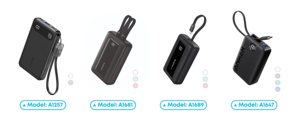 Der Hersteller Anker ruft einzelne Fertigungsserien von vier Powerbank-Modellen zurück.