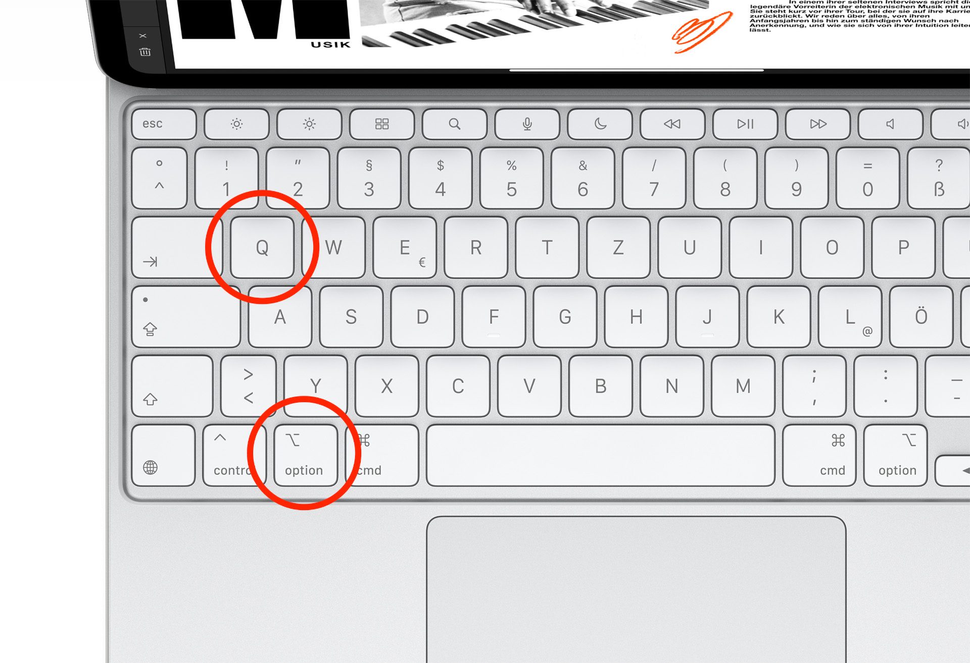 ipad-tastatur-schweizer-anfuehrungszeichen