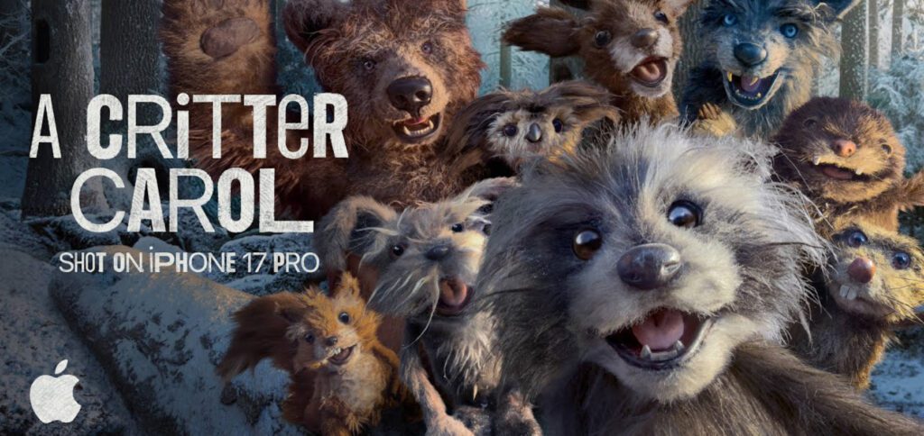 A Critter Carol – In Apples iPhone-Weihnachtswerbung für 2025 singen Waldtiere über Freundschaft als Geschenk.