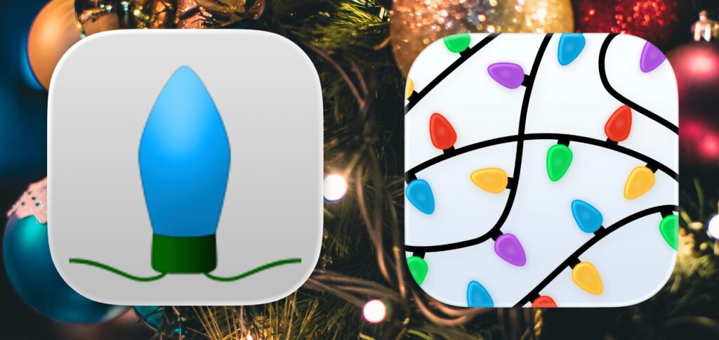 MacLampsX und Festivitas bringen Lichterketten und Schneefall auf den Mac-Schreibtisch – jeweils mit unterschiedlichen Ansätzen.