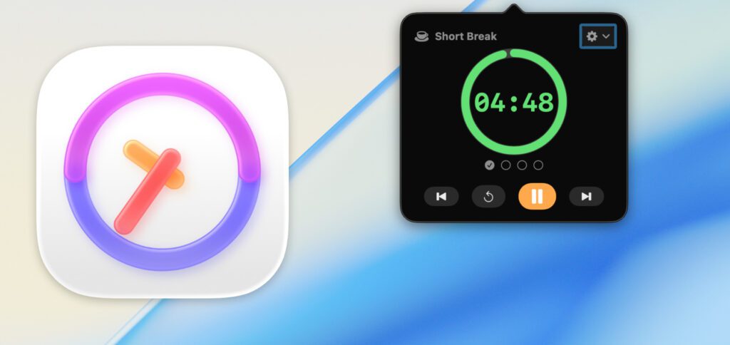 Zeit für eine Pause: Der Pomodoro-Timer gibt Auskunft darüber, wann der nächste Arbeitsabschnitt beginnt.