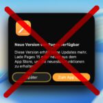 Mac-Trick: Update-Hinweis abschalten für Pages, Numbers und Keynote